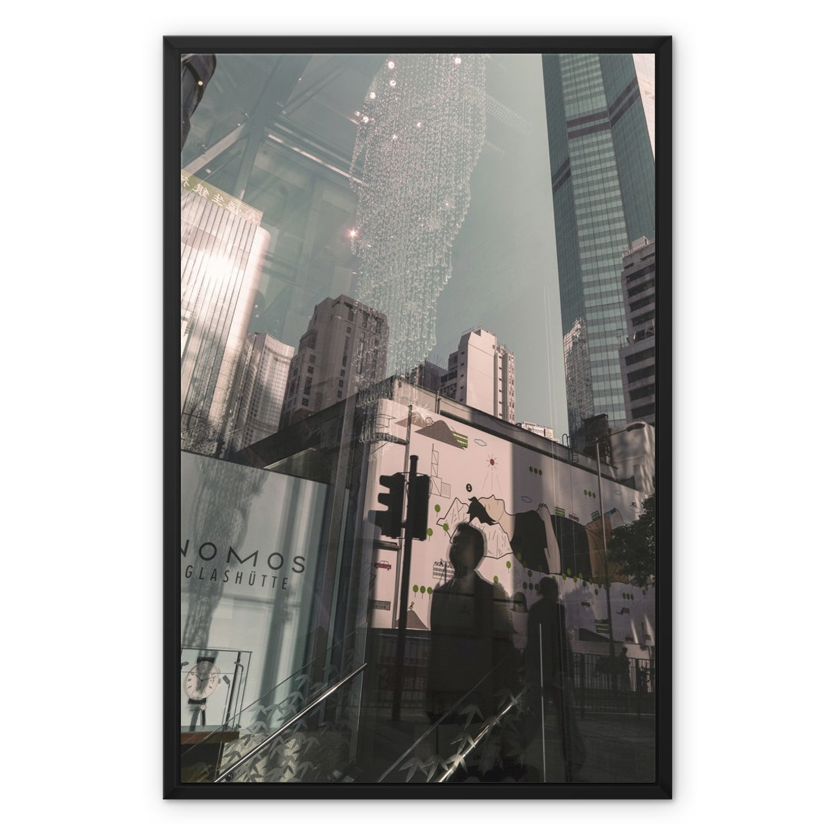City of Victoria I Meet Framed Canvas Print, Photography Art Print, Cityscape Wall Art