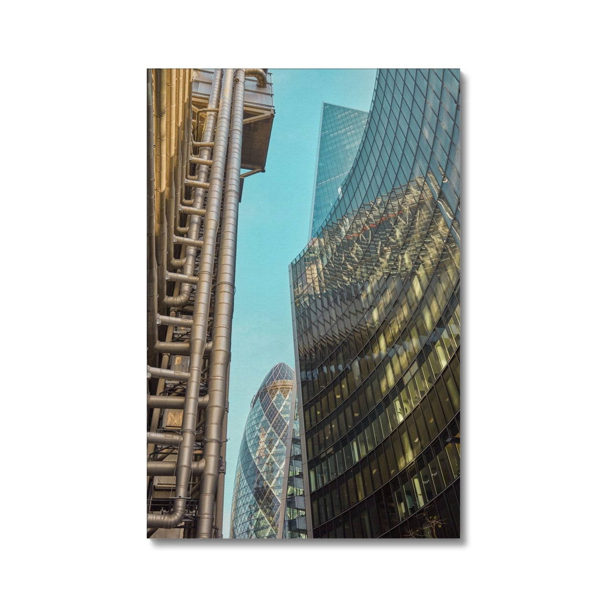 Modern_Canvas_Print_of_Futuristic_Gherkin_United_Kingdom buy art prints online
