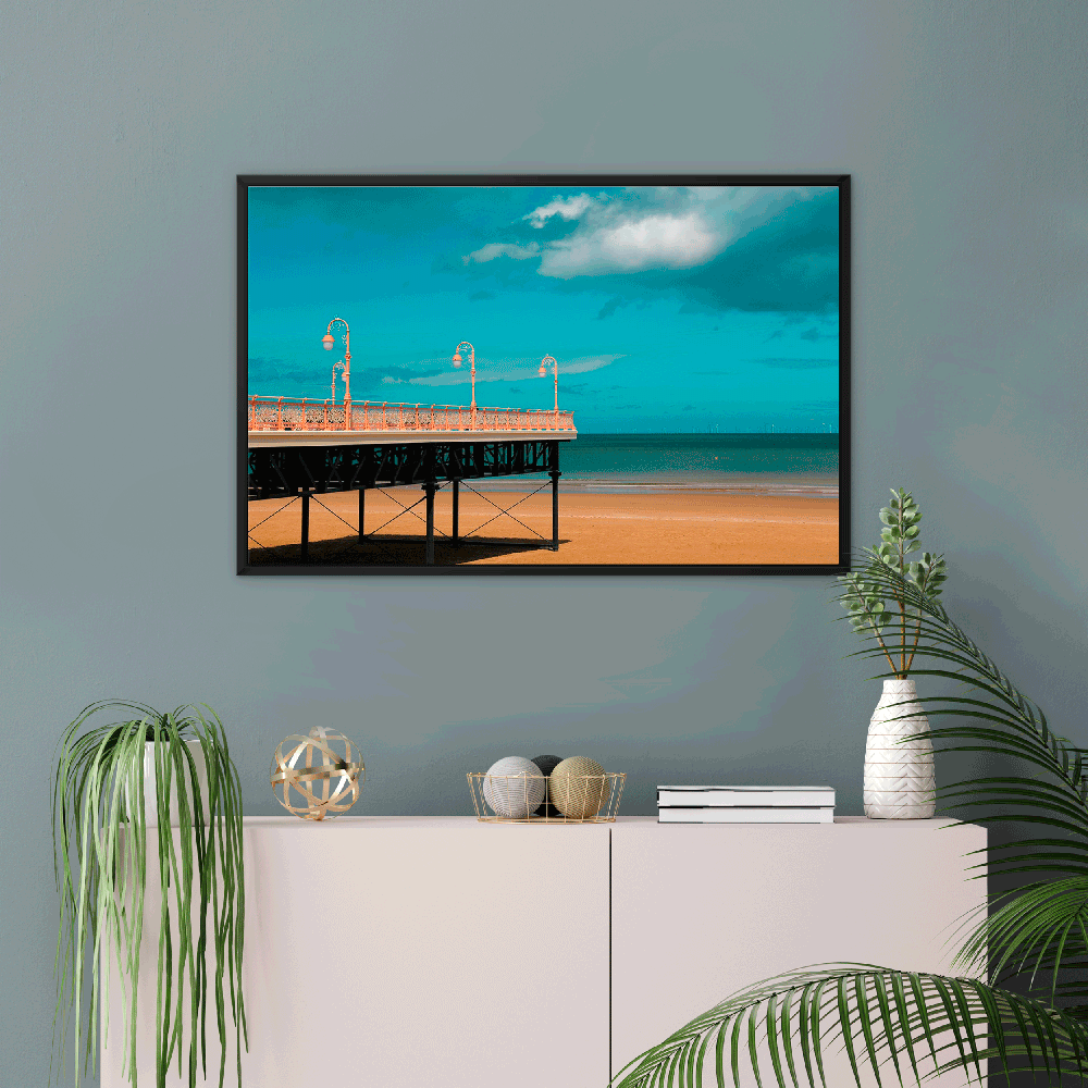 North Wales Framed Canvas Print modern art prints for office