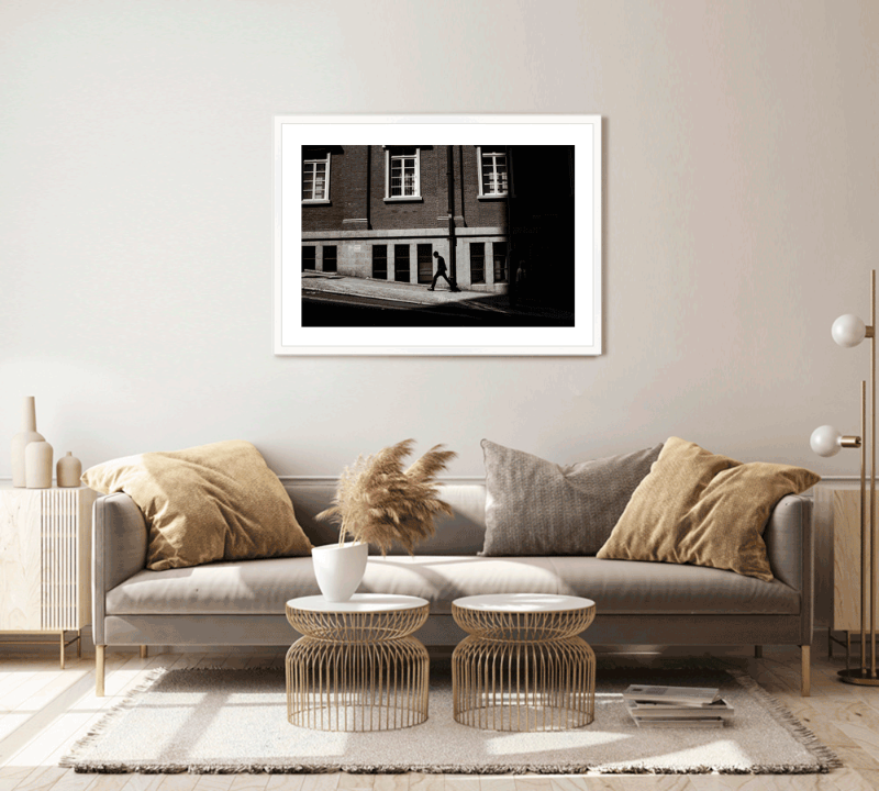 Hong Kong Photography Art Print of Cityscape Wall Art ,"Just Walk 2011" Wall Decor