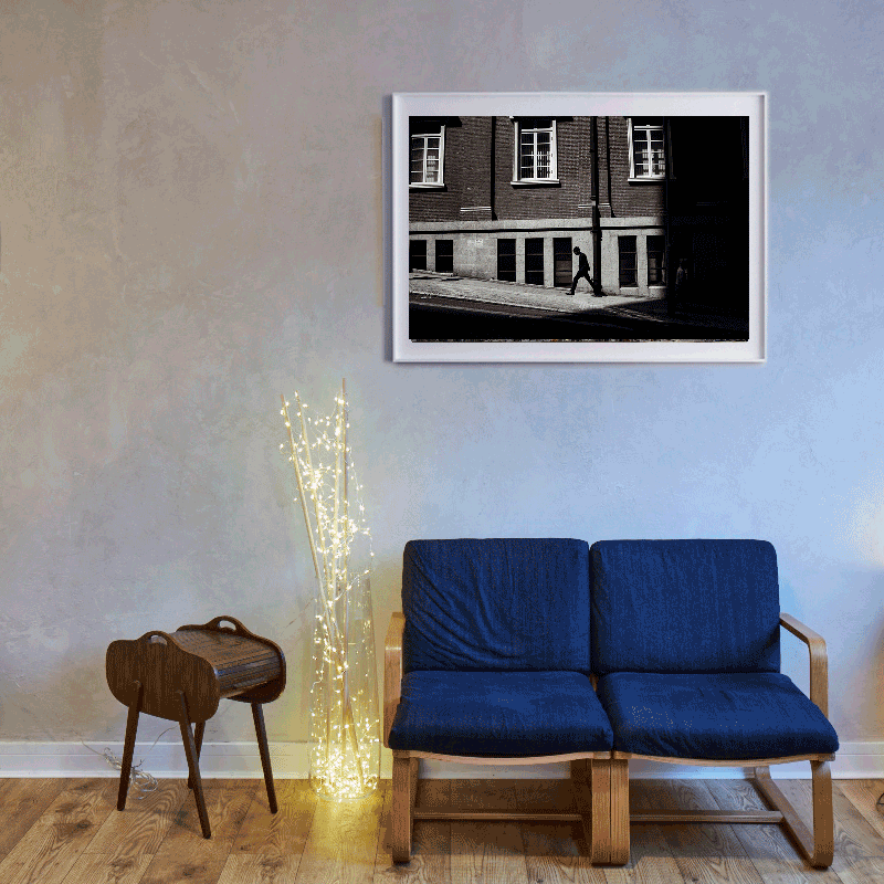 Hong Kong Photography Art Print of Cityscape Wall Art ,"Just Walk 2011" Wall Decor
