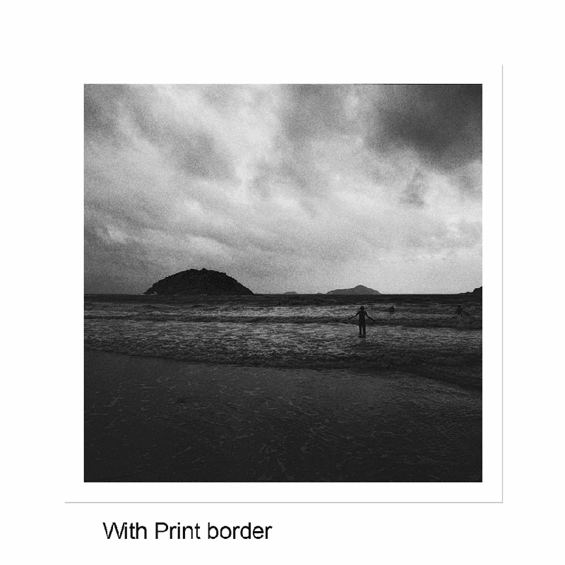 Photography Print of Hong Kong Mystery island Skyline Black and White Print I Conceptual Cityscape Wall Art ,Wall decor I Limited Edition