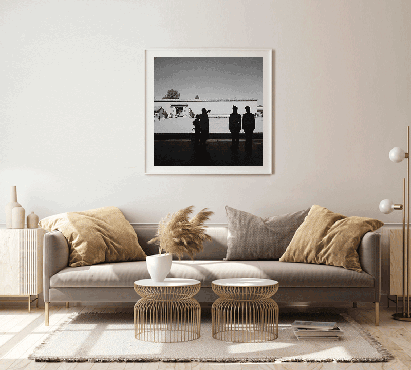 The Palace Museum ,Photography Print of Beijing I black and white Conceptual I Cityscape Wall Art Limited Edition