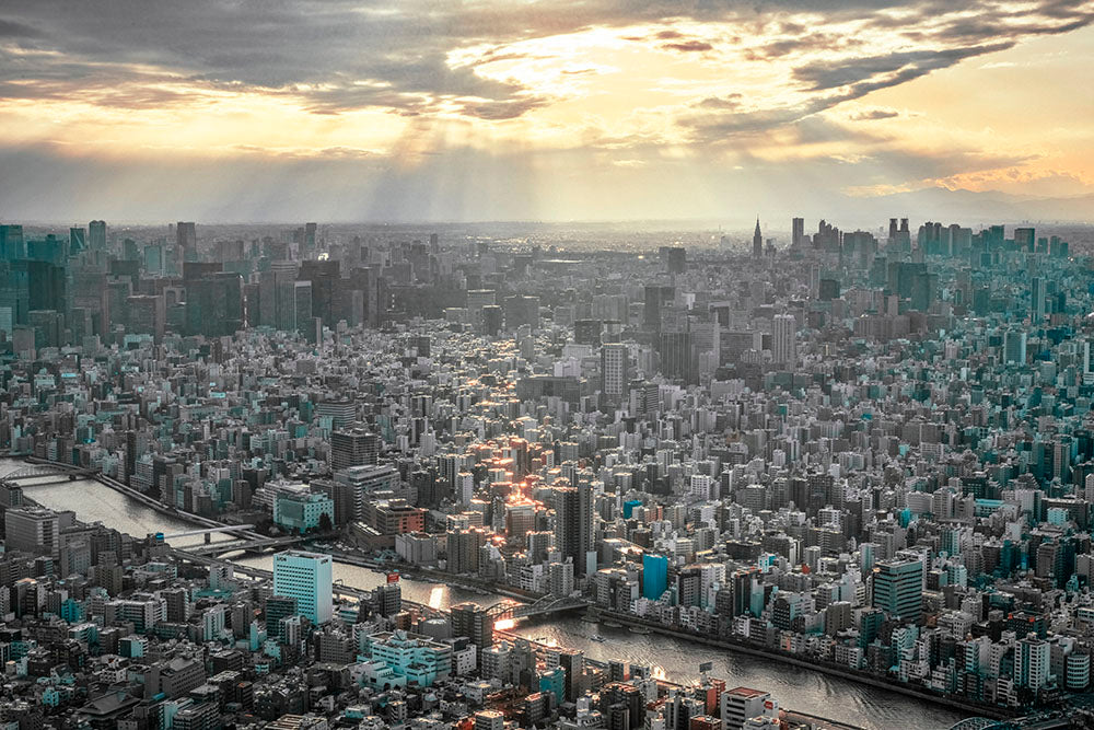 Japan Photography print, Toyko view-Taitō 台東区,Cityscapes & Skyline Wall-Art
