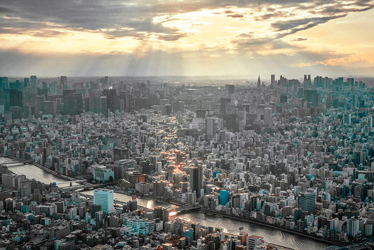 Japan Photography print, Toyko view-Taitō 台東区,Cityscapes & Skyline Wall-Art - ManChingKC Photography