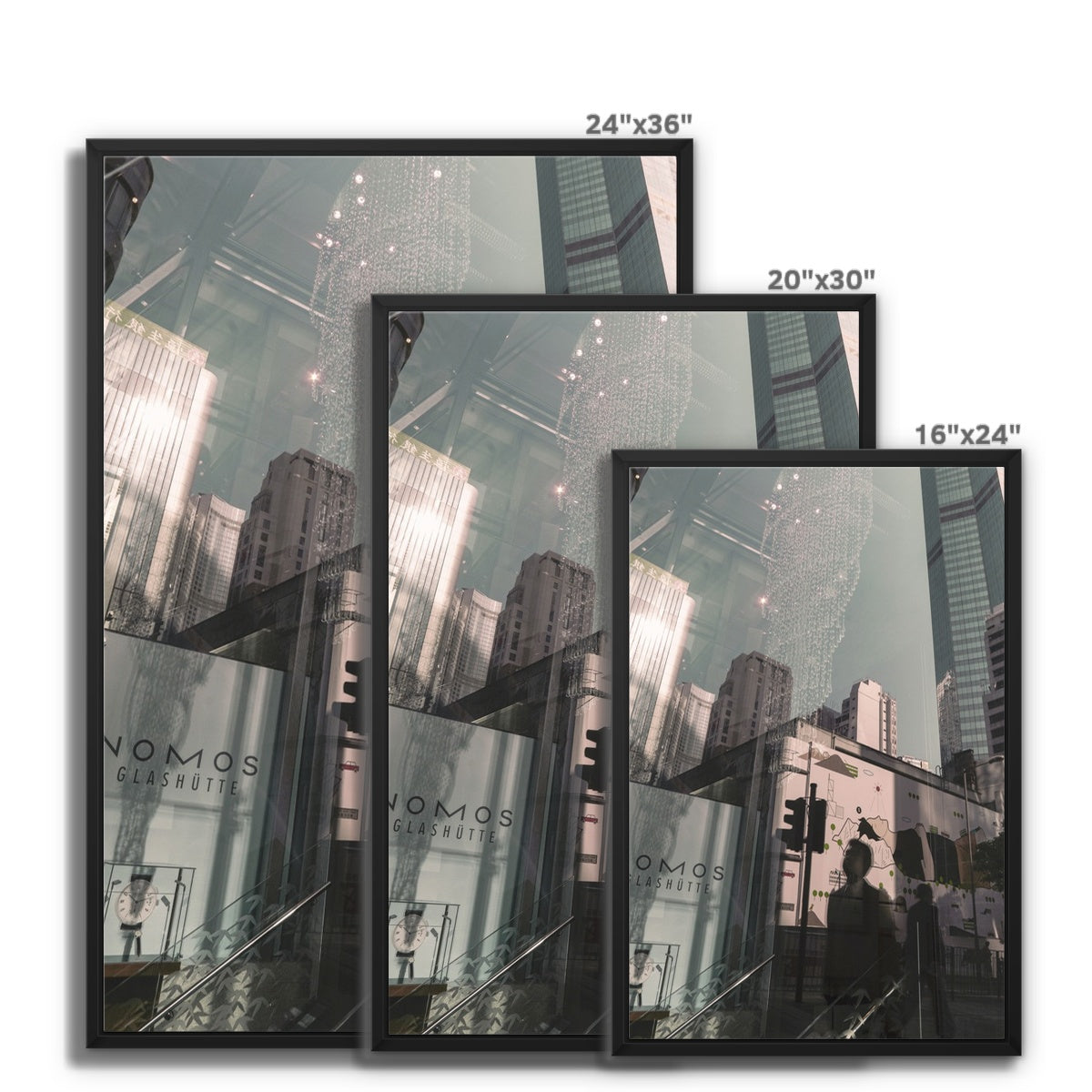 City of Victoria I Meet Framed Canvas Print, Photography Art Print, Cityscape Wall Art