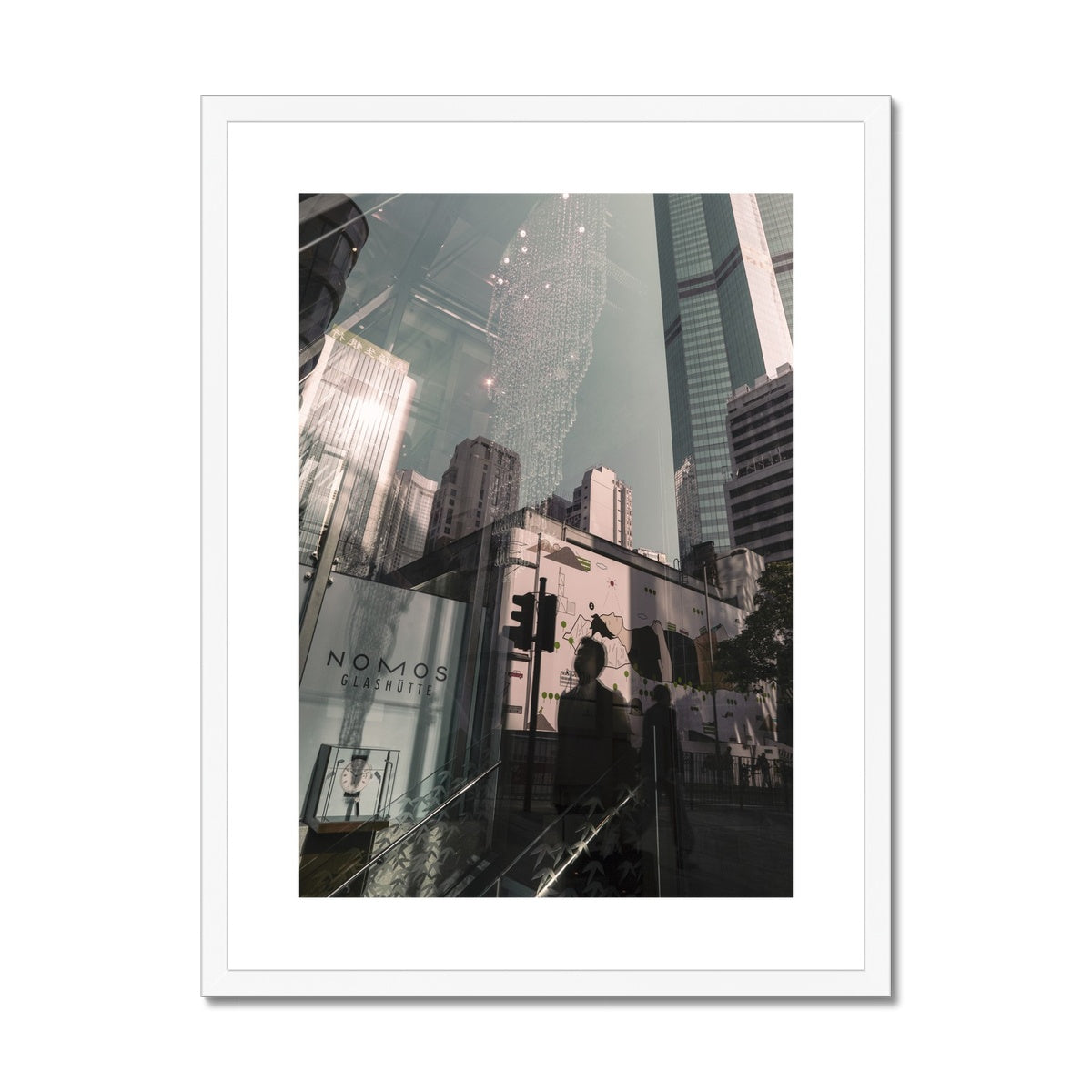 Photography Art Framed & Mounted Print of City of Victoria - Meet- Hong Kong 2017, Cityscape Wall Art