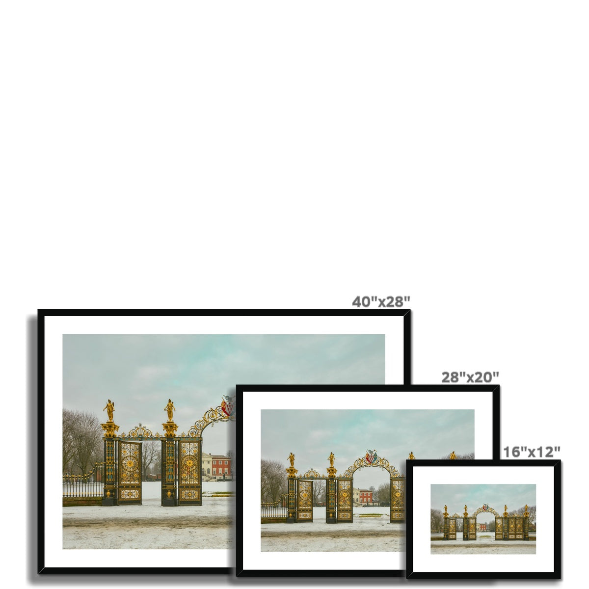 Warrington Golden Gates Framed & Mounted Print