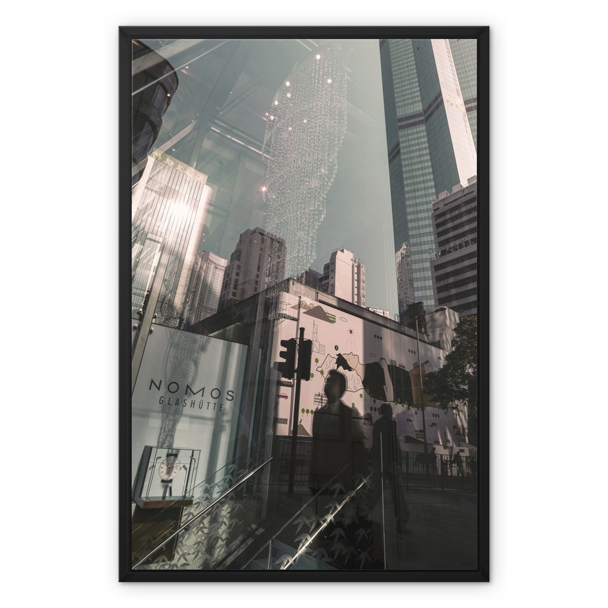 City of Victoria I Meet Framed Canvas Print, Photography Art Print, Cityscape Wall Art