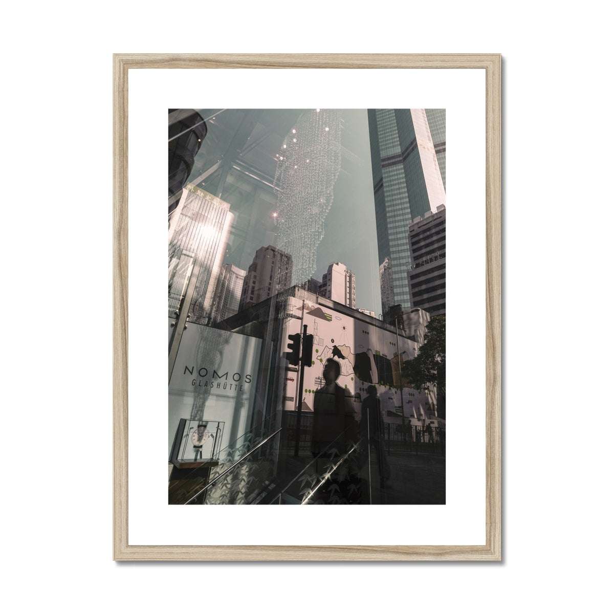 Photography Art Framed & Mounted Print of City of Victoria - Meet- Hong Kong 2017, Cityscape Wall Art