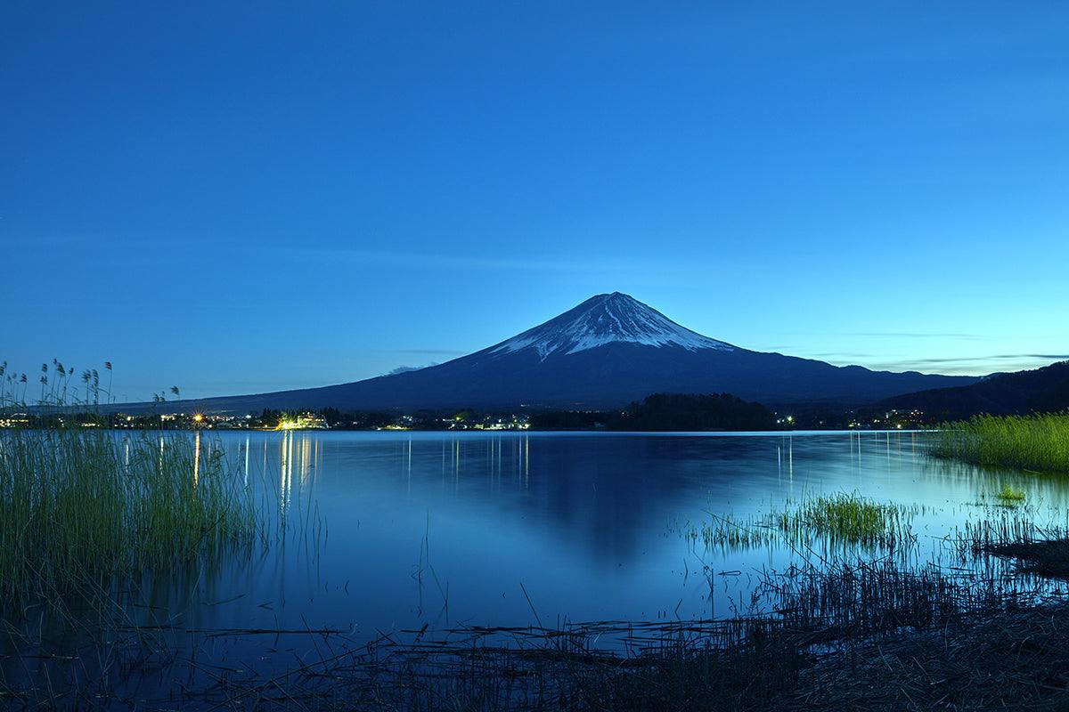 Japan Photography Print I Mount Fuji Lake Kawaguchi, skyline & landscape Wall Art - ManChingKC Photography