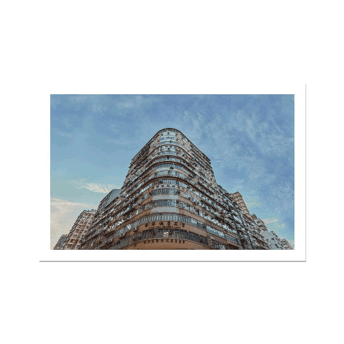 Hong Kong Photography Art Print, Jordan Cityscapes & Skyline,Architect Wall Art Giclée ManChingKC Photography 18"x12"