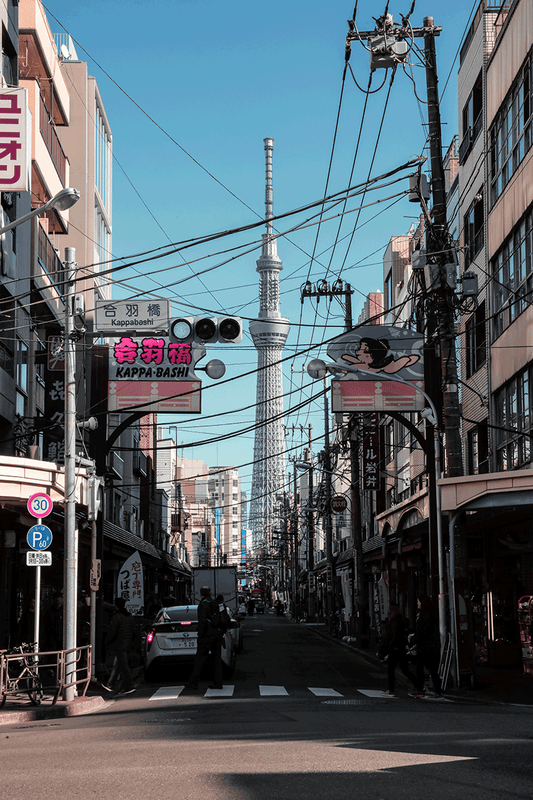 Tokyo Photography Print, Skytree Kappabashi,Japan Cityscapes & Skyline Wall Art - ManChingKC Photography