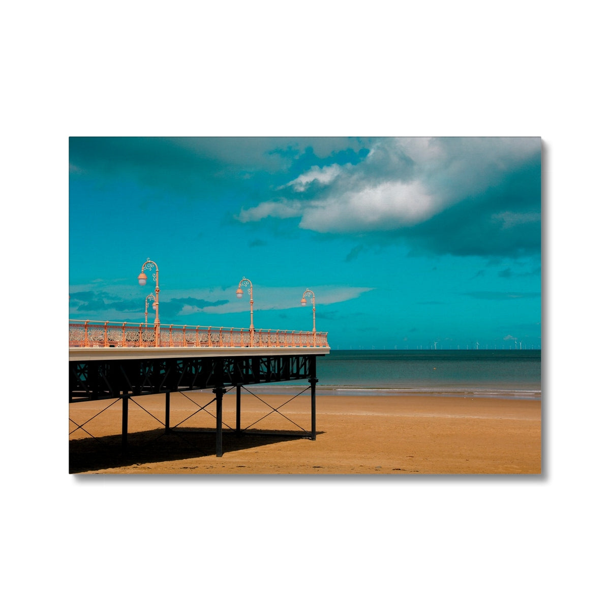 Colwyn Bay’s Victoria Pier, North Wales Fine Art Print