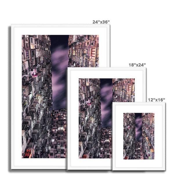 Hong Kong Framed & Mounted Fine Art Print I Monster Building NO.2 I Wall Art Print Framed & Mounted Print