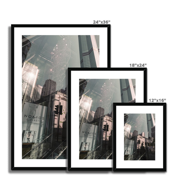 Photography Art Framed & Mounted Print of City of Victoria - Meet-  Hong Kong 2017, Cityscape Wall Art