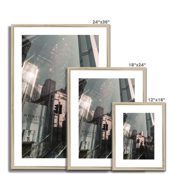 Photography Art Framed & Mounted Print of City of Victoria - Meet-  Hong Kong 2017, Cityscape Wall Art