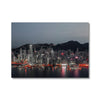 Hong Kong Fine Art Photography Canvas Print of Victoria Harbour-Red Light, Cityscape & Skyline Wall Art