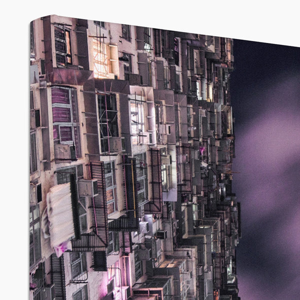 Hong Kong Monster Building NO.2 Photography Canvas Print ,Cityscape, skyline wall art