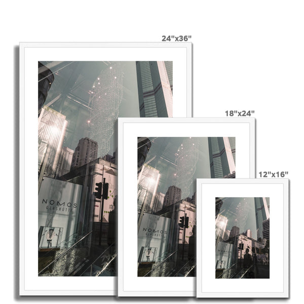 Photography Art Framed & Mounted Print of City of Victoria - Meet-  Hong Kong 2017, Cityscape Wall Art