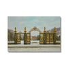 《The Gates of Winter Silence》-Warrington Golden Gates Canvas Print I England Fine Art , Wall Art Print