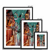 Photography Framed & Mounted Print I Third Street, Night City Nakano Tokyo, Japan wall art