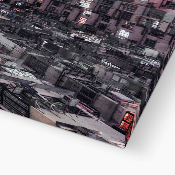 Hong Kong Monster Building NO.2 Photography Canvas Print ,Cityscape, skyline wall art