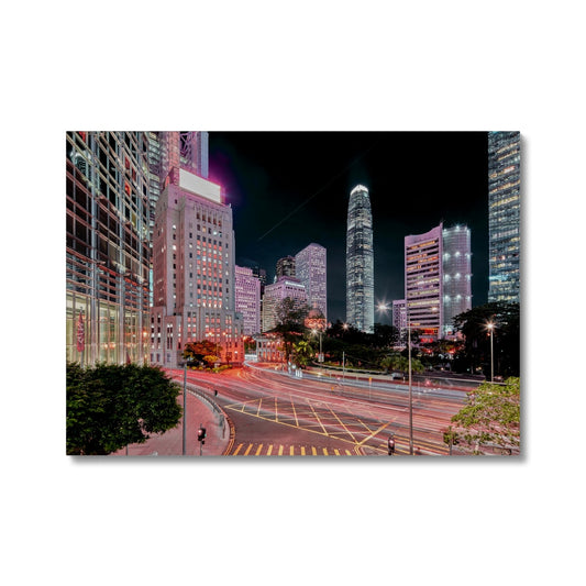 Hong Kong Photography Canvas Print I Bank Street Central HK I Cityscape & Night City Wall Art