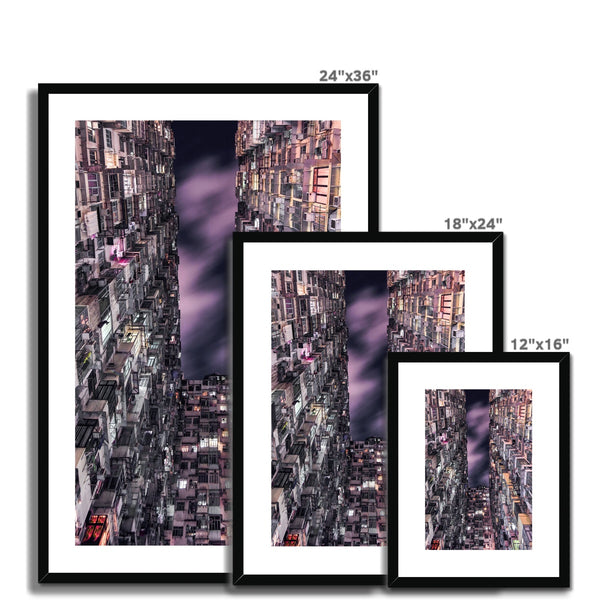 Hong Kong Framed & Mounted Fine Art Print I Monster Building NO.2 I Wall Art Print Framed & Mounted Print
