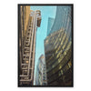 London Framed Canvas Art Print ,The Gherkin building,UK Photo Wall art