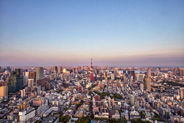 Japan Cityscape Photography Art Print Tokyo Tower Architect Wall Art Print