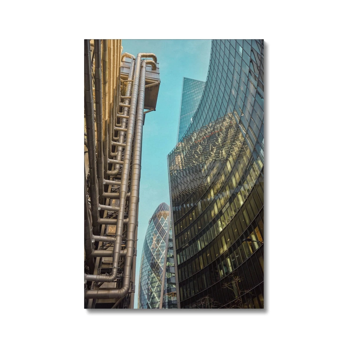 London Canvas Print of The Gherkin,UK Photography wall art Print