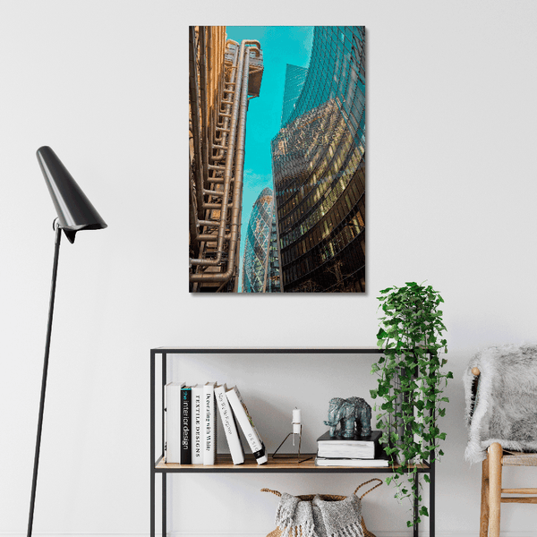 London Canvas Print of The Gherkin,UK Photography wall art Print