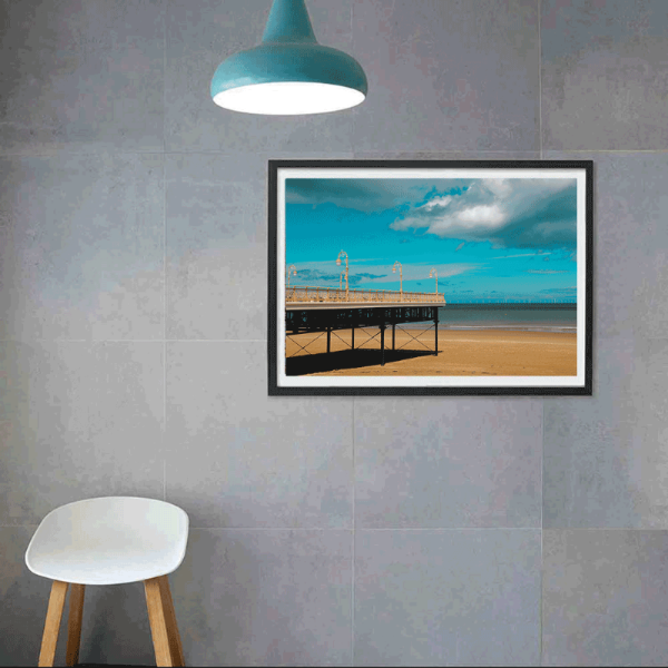 Photography of United Kingdom I Colwyn Bay’s Victoria Pier,North Wales, Seaside, landscape,Skyline Wall Art