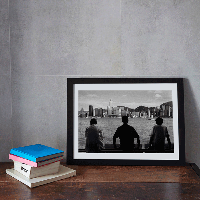 Old East Tsim Sha Tsui 1997 Photography Print In Black & White Hong Kong Wall Art  Limited Edition of 20
