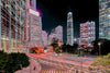 Photography Print of Hong Kong Bank Street Central HK ,Cityscapes & Night City Wall Art