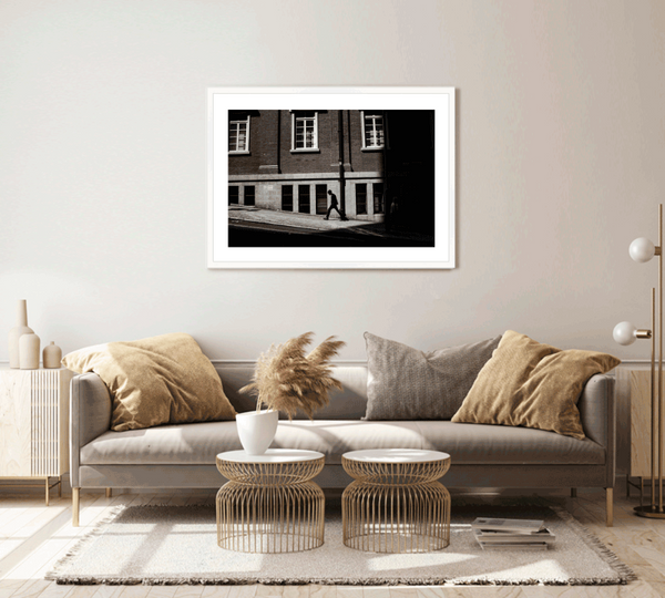 Hong Kong Photography Art Print of  Cityscape Wall Art ,"Just Walk 2011" Wall Decor