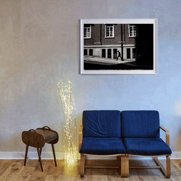 Hong Kong Photography Art Print of  Cityscape Wall Art ,"Just Walk 2011" Wall Decor