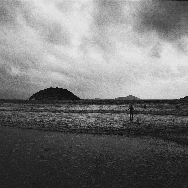 Photography Print of Hong Kong Mystery island Skyline Black and White Print I Conceptual Cityscape  Wall Art ,Wall decor I Limited Edition