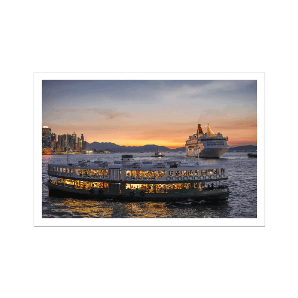 I Star Ferry Skyline & Victoria Harbour Wall Art - ManChingKC Photography