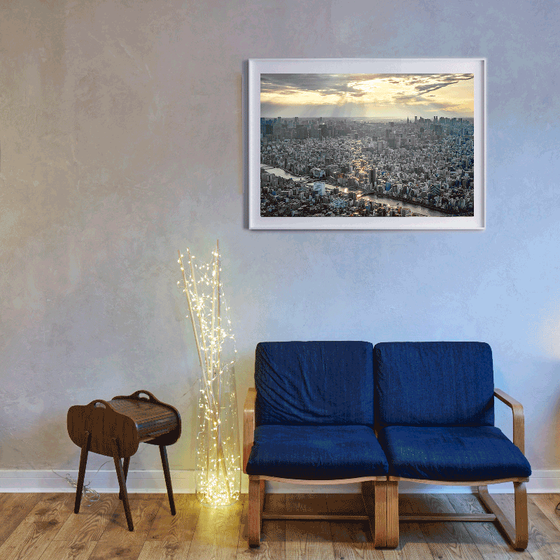 Japan Photography print, Toyko view-Taitō 台東区,Cityscapes & Skyline Wall-Art