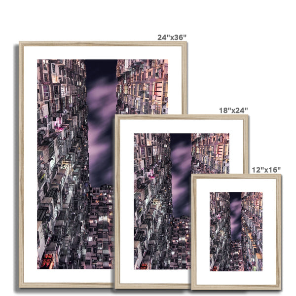 Hong Kong Framed & Mounted Fine Art Print I Monster Building NO.2 I Wall Art Print Framed & Mounted Print