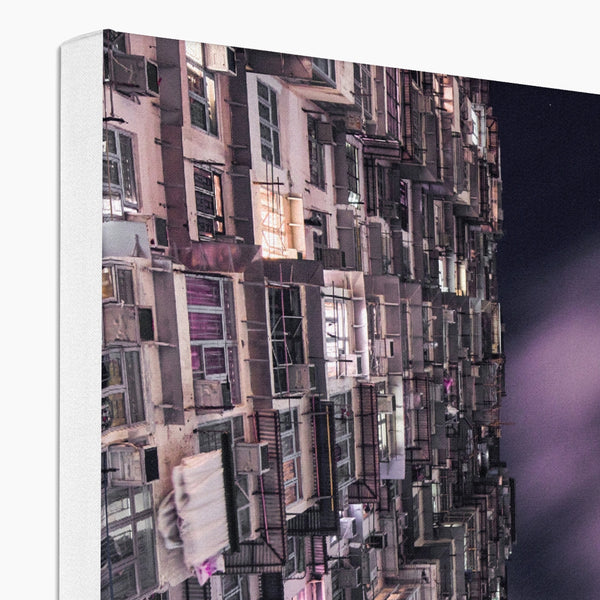Hong Kong Monster Building NO.2 Photography Canvas Print ,Cityscape, skyline wall art