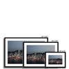 Framed & Mounted Photography Print of Victoria Harbour-Red Light 2019 Hong Kong,Cityscape & Skyline Wall Art,
