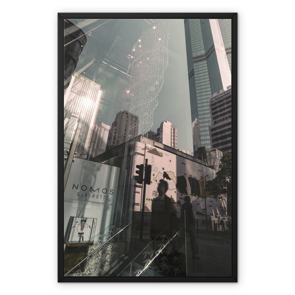 City of Victoria I Meet  Framed Canvas Print, Photography Art Print, Cityscape Wall Art