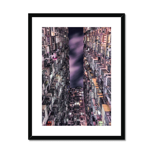 Hong Kong Framed & Mounted Fine Art Print I Monster Building NO.1 I Wall Art Print Framed & Mounted Print