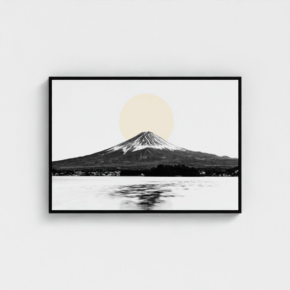 Golden Sunrise Mount Fuji | Zen Japanese Landscape Photography Art Print