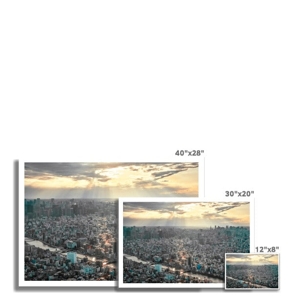 Japan Photography print, Toyko view-Taitō 台東区,Cityscape & Skyline Wall-Art