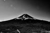  Black and White Mount Fuji Wall Art Print