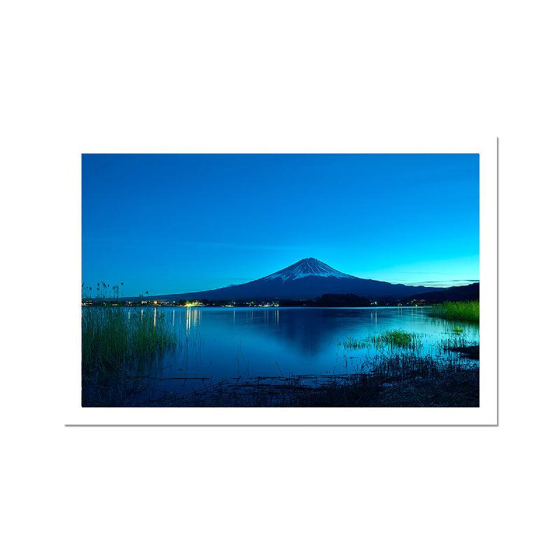 Japan Photography Print I Mount Fuji Lake Kawaguchi, skyline & landscape Wall Art - ManChingKC Photography